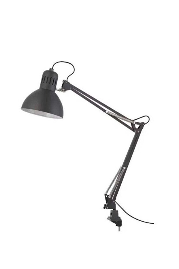 مصباح مكتب رمادي غامق 17 سم - 1