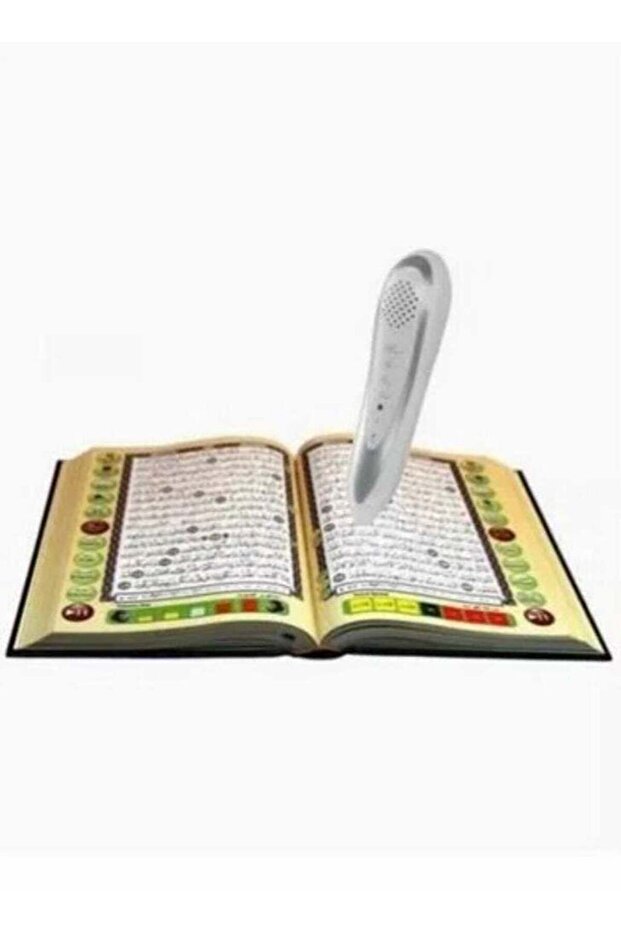 قلم قارئ للقرآن الكريم مع كتب باللغة العربية، متعدد الألوان