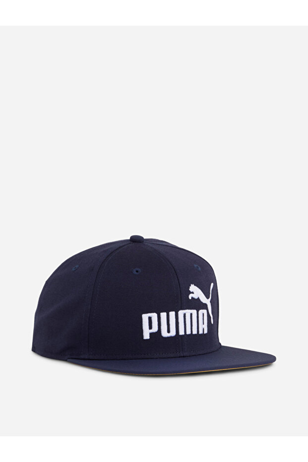 قبعة Essentials No.1 ذات الحافة المسطحة بشعار - 1