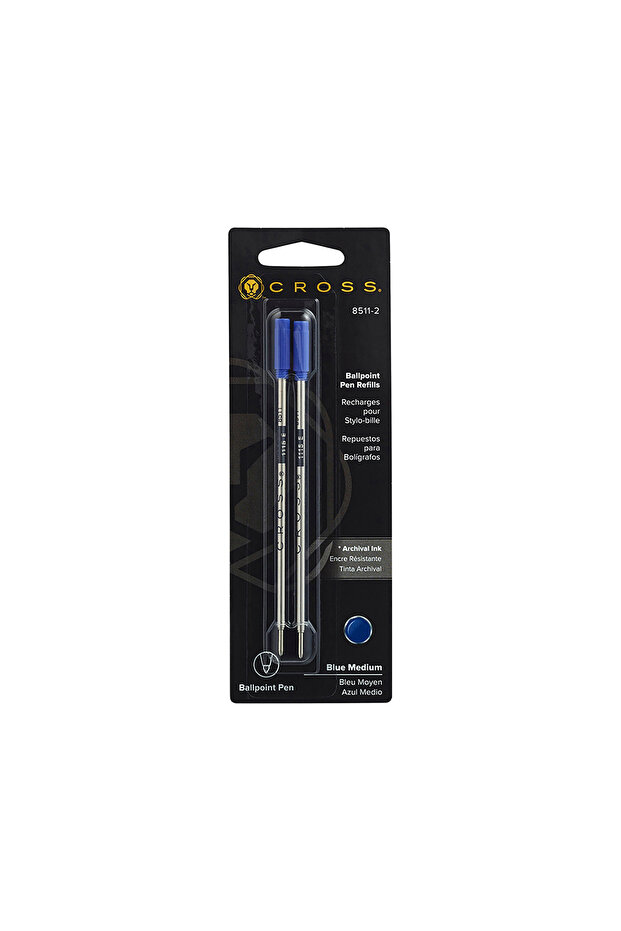 Refill Ball Pen Blue M Twin Pack