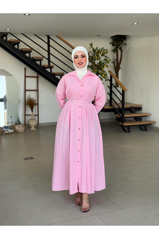 POPLİN ELBİSE - 2