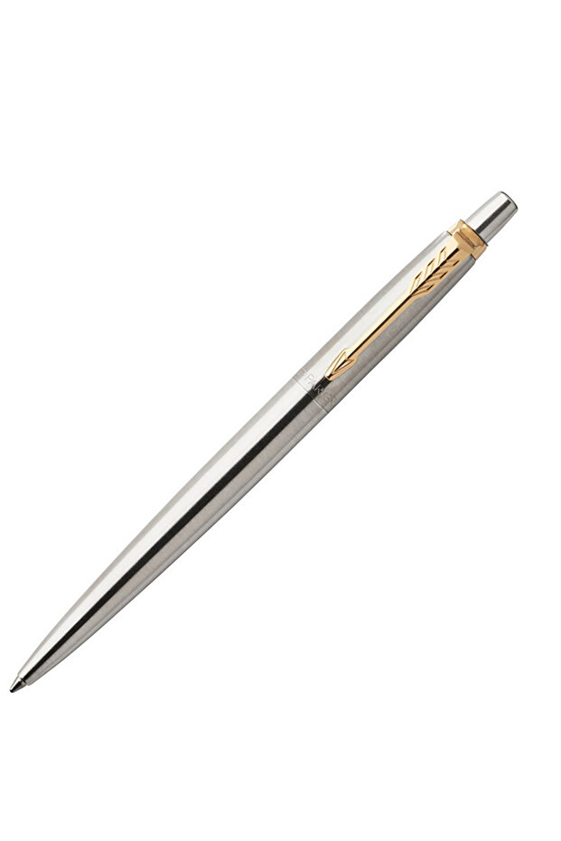 Jotter Steel Gold Trim Ball Pen - 1