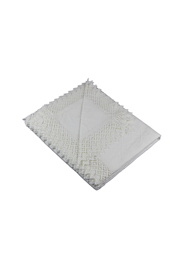 Rectangular white tablecloth 180×60 cm - 1