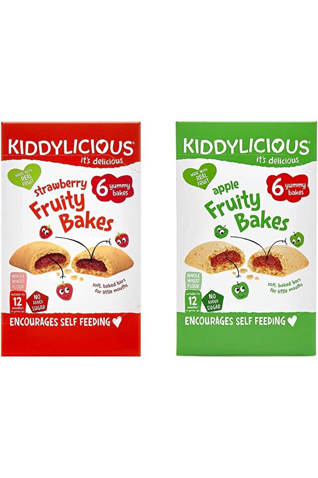 Fruity Bakes Variety Pack (1x Apple Bake & 1x Strawberry Bakes), 2 Packs