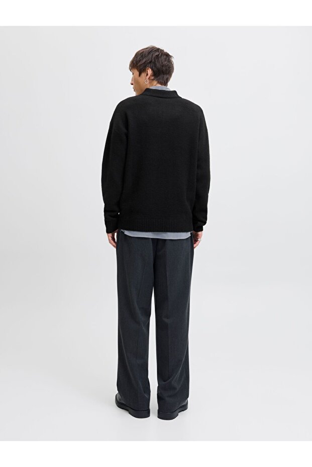 Strickpullover Einfarbig Strickpullover - 4