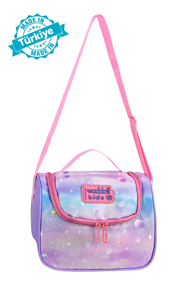 Sweet Cute Ice Cream Pattern Thermal Lunch Bag, Lunch Bag with Strap