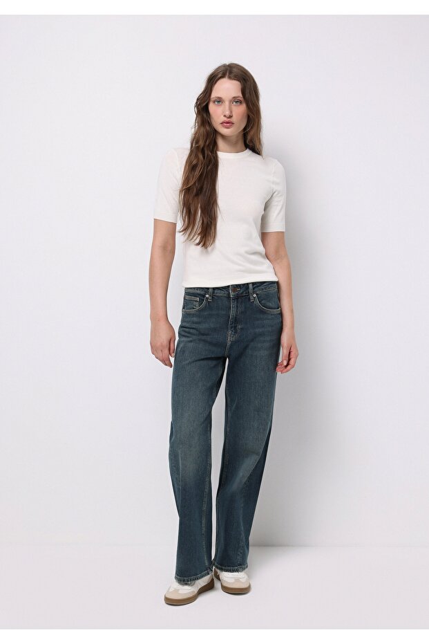 Regular Fit Women's Indigo Jean Trousers