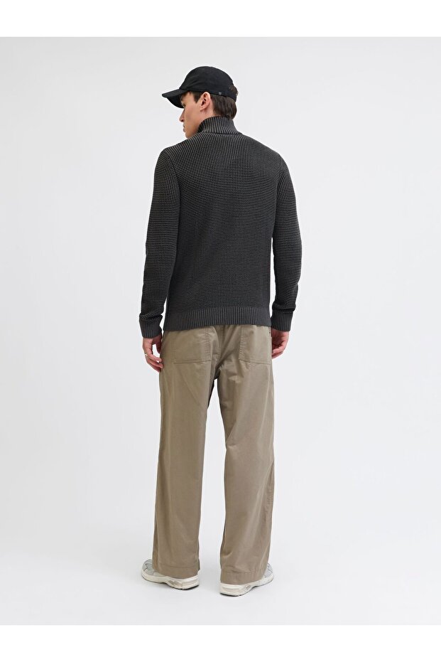 Strickpullover Einfarbig Strickpullover - 3