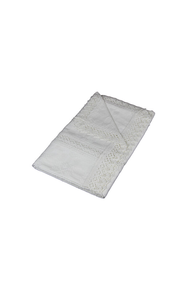 White Rectangular Tablecloth 110×50 cm - 1