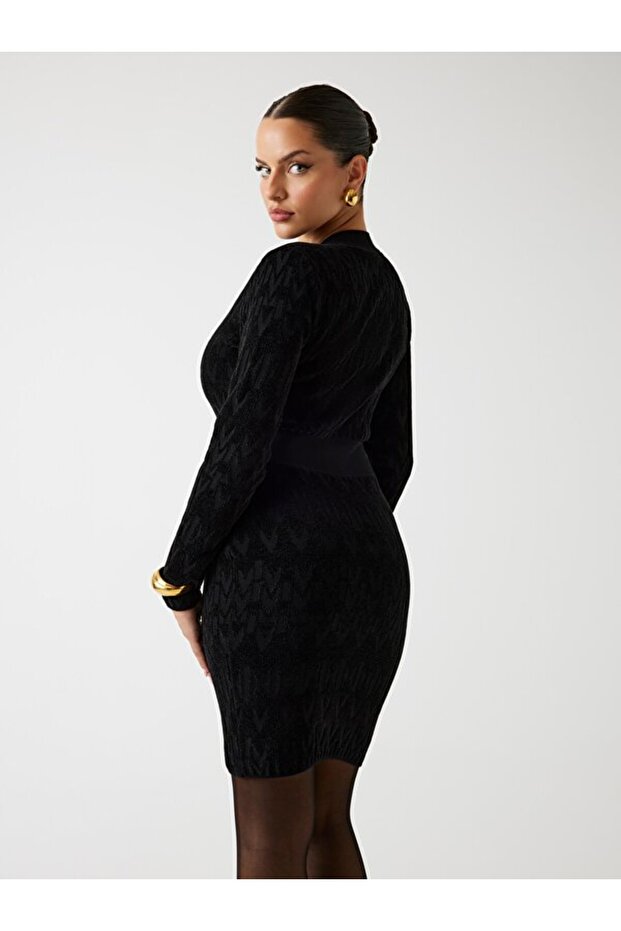 Adele Kadın Triko Elbise - 3