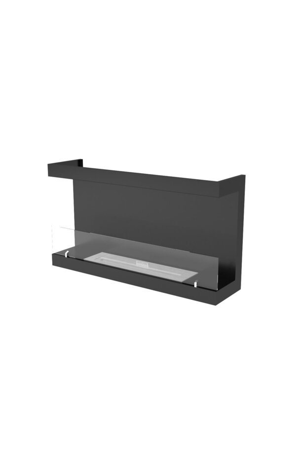100cm U-Shaped Bioethanol Fireplace Insert - 1