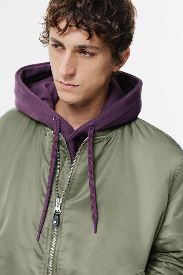 Oversize STWD bomber ceket - 5