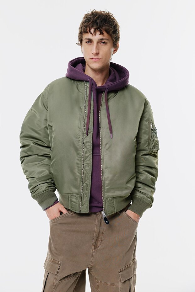 Oversize STWD bomber ceket - 3
