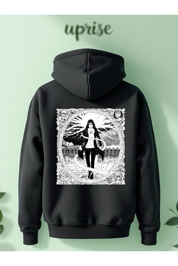 Attack on Titan Eren Yaeger Printed Cotton 3 Thread Oversize Sweatshirt