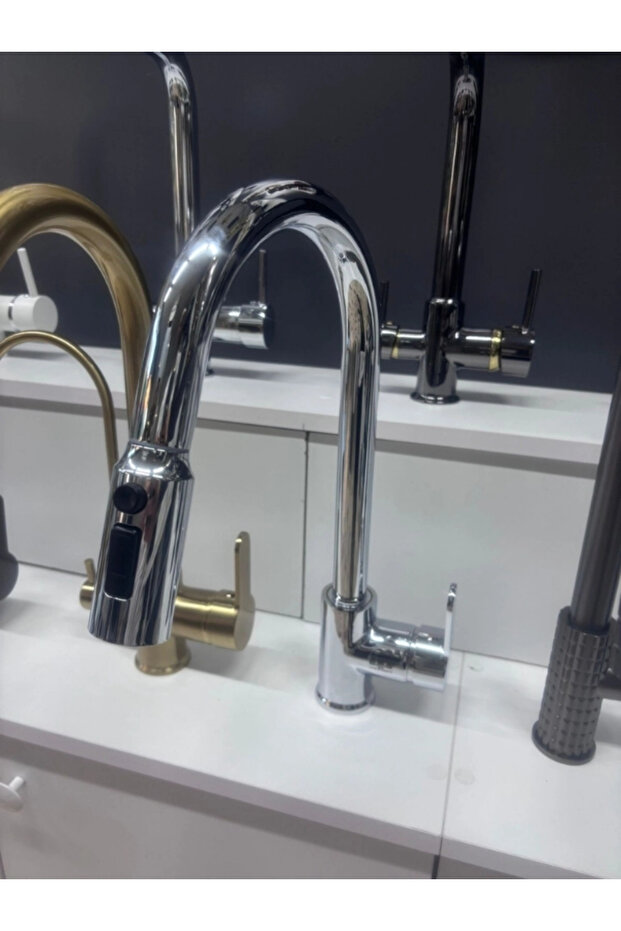 Yedi Yapı Market Spiral Purified Kitchen Faucet (Purified from the Head)