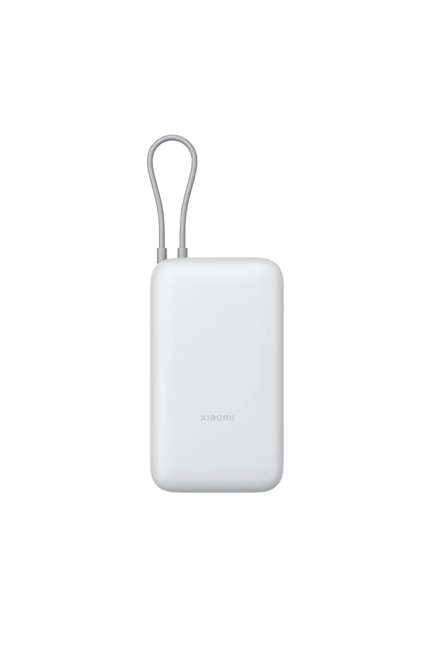 Power Bank Integrated Cable USB-C and USB Ports 20000mAh 22.5W BHR9738GL - Light Gray