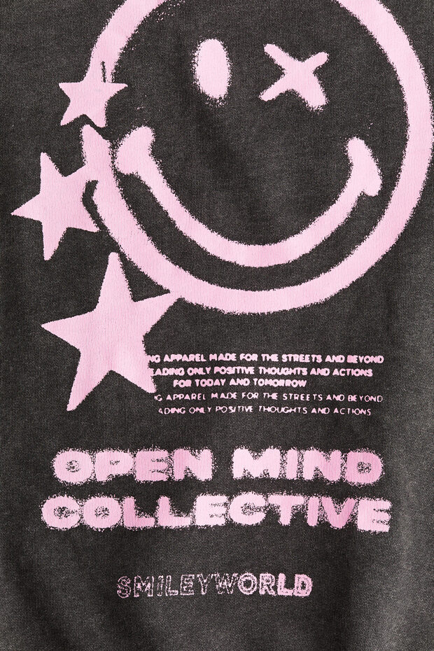 Baskı Motifli Oversize Sweatshirt - 3