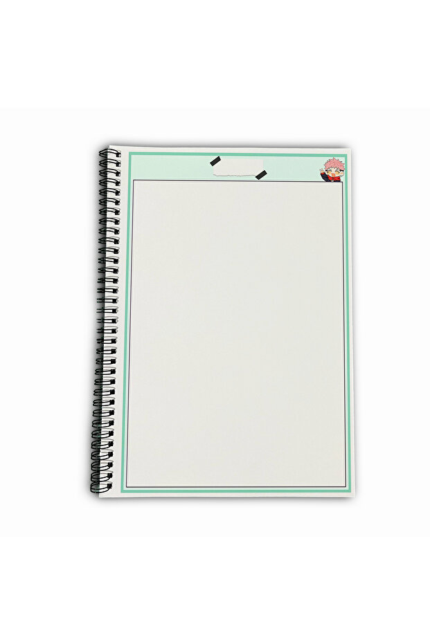 Jujutsu Kaisen Itadori Yuji Unlined A4 School Notebook 72 Sheets Model 1 - 5