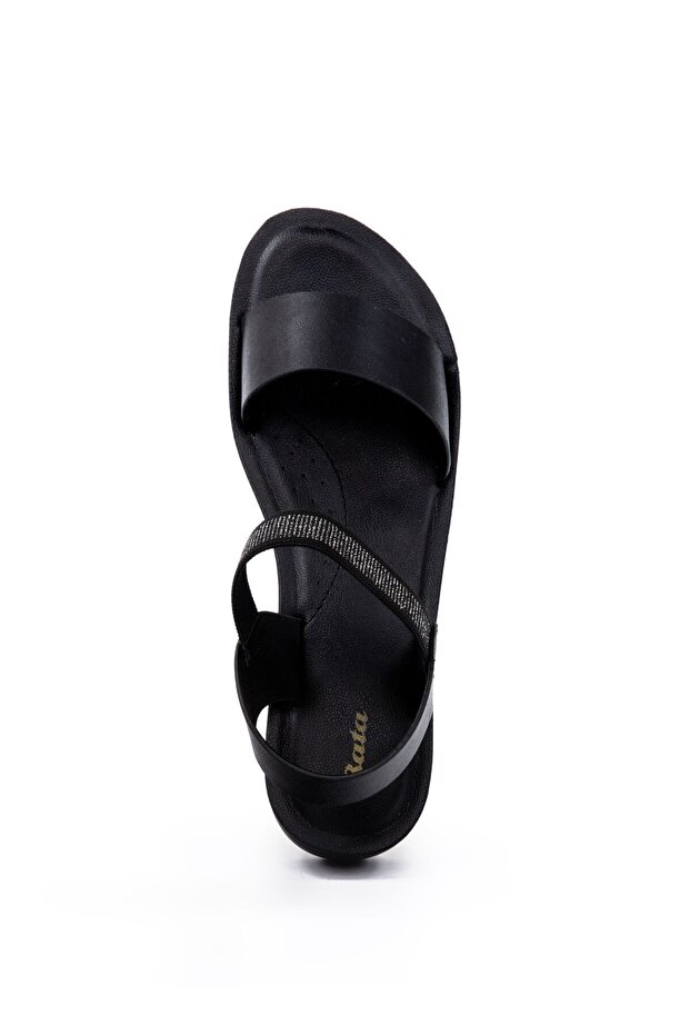 صندل إسفيني بحزام مطاطي مزخرف - 4