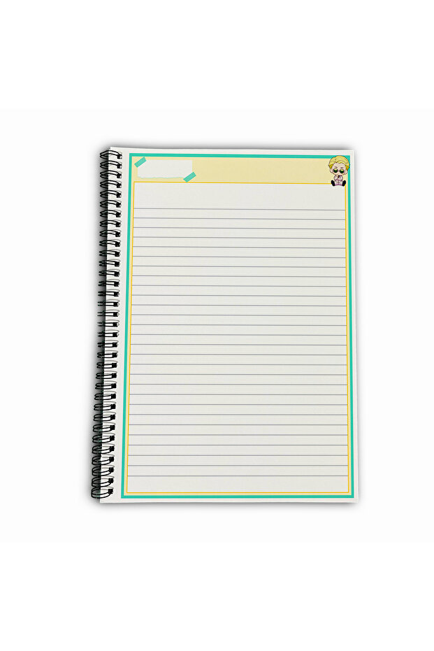 Jujutsu Kaisen Nanami Kento Striped A4 School Notebook 72 Sheets Model 2 - 5