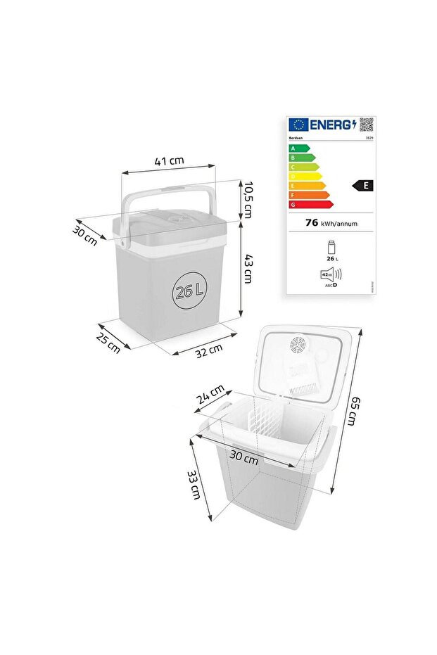 Refrigerator, electronic display, ON/OFF button, mode and Normal, built-in fan, comp... - 5