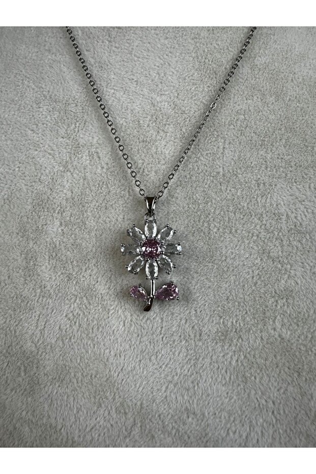 Papatya Çelik Kolye - 2