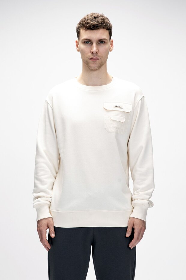 سويت شيرت رجالي من Rise Marshmallow Crewneck