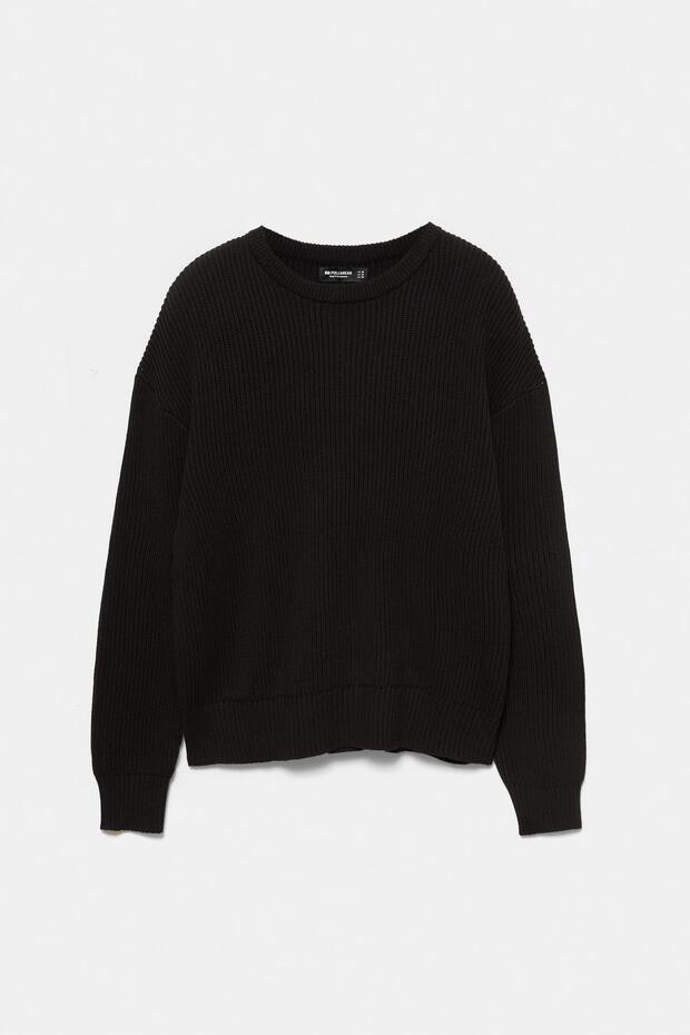 Fitilli örgü kazak - 6