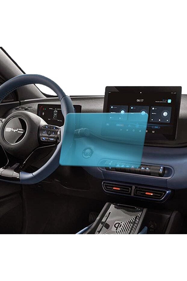 Navigation Screen Protection from Regenerative Hydrogel for BYD Dolphin Mini (EA1) - Complete Protec - 4