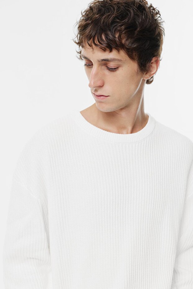 Fitilli örgü kazak - 5