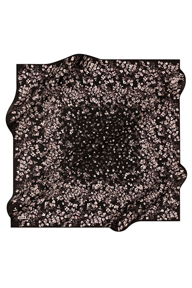 90X90 İpek Tivil Eşarp - 1