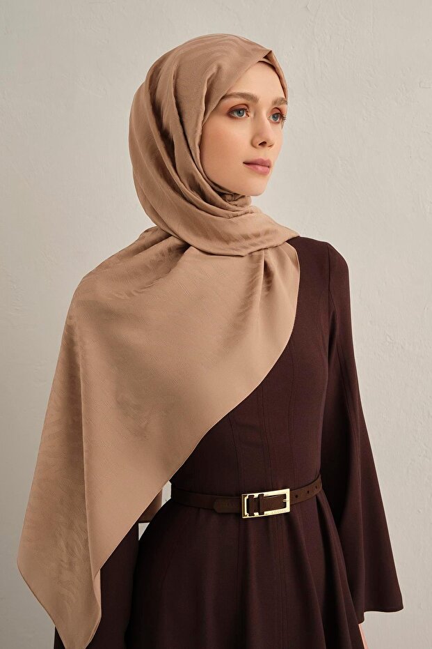 Pamora Şal - Zebra Desenli 1 - Bej 05 - 3