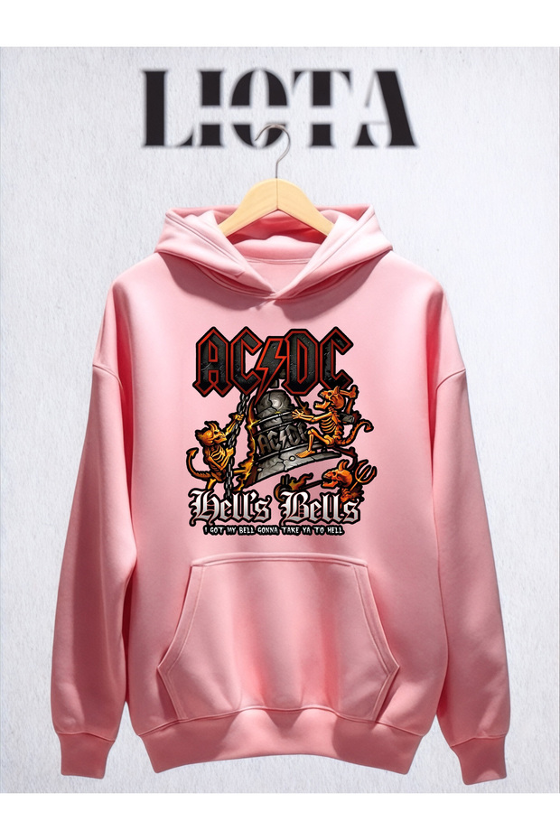 سويت شيرت قطني مطبوع بثلاث خيوط من ACDC