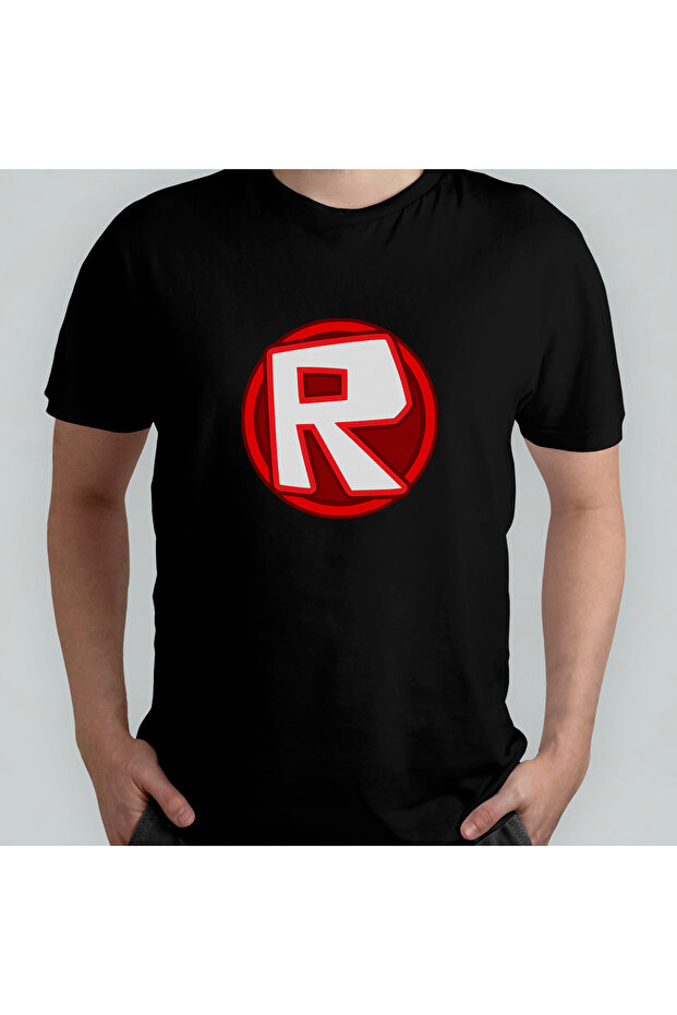 Roblox Unisex 100% Cotton Crew Neck T-Shirt Model 4