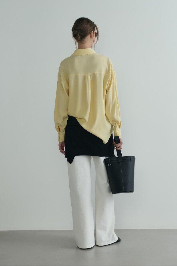 Sarı Alessa Gömlek - 5