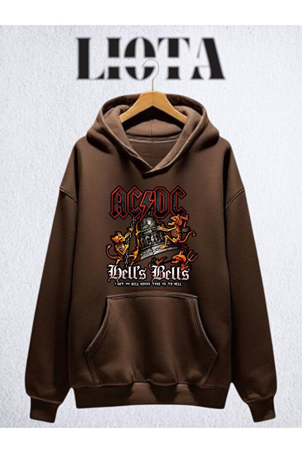 سويت شيرت قطني مطبوع بثلاث خيوط من ACDC