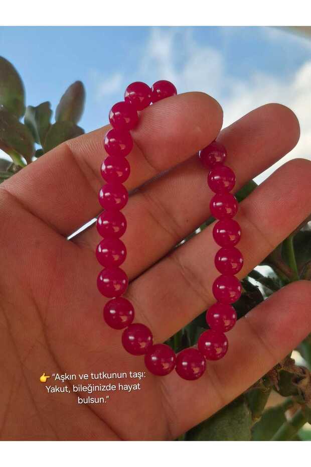 Natural Ruby Stone Bracelet - Energy of Love and Passion