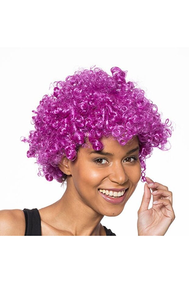 Perucă Afro Violet - 1