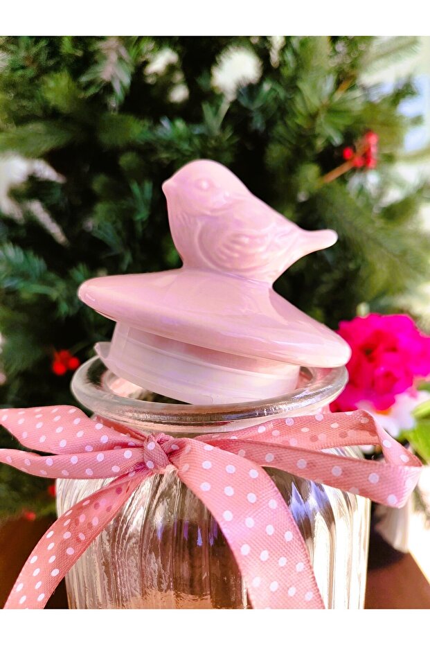 Bird Jar Classic 1300 ml Pudra - Kuş Kapaklı Kavanoz 1300 ml Pudra - 3