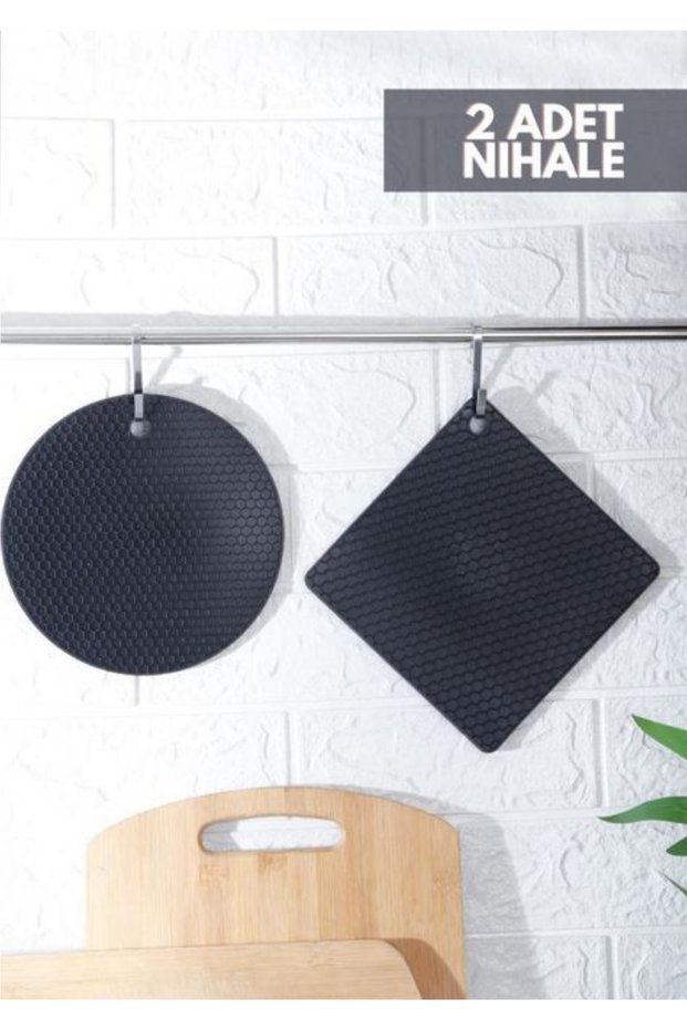 Set of 2 Silicone Trivets – Heat Resistant, Non-Slip, Easy to Clean
