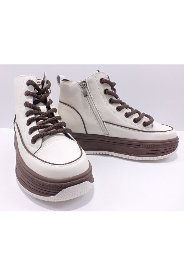 25K335 Deri bağcıklı bot - 3