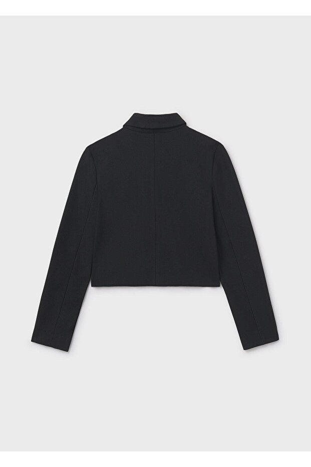 Kız Çocuk Örme Ceket Siyah - 2