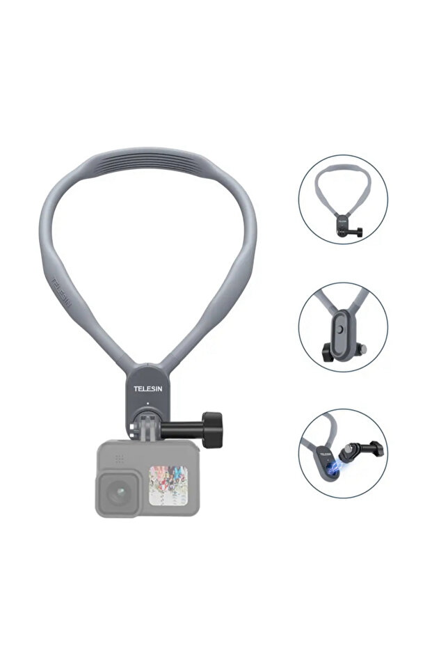 Neck Mount for GoPro & Other Action Cameras – Hands-Free POV Shooting, Adjustable