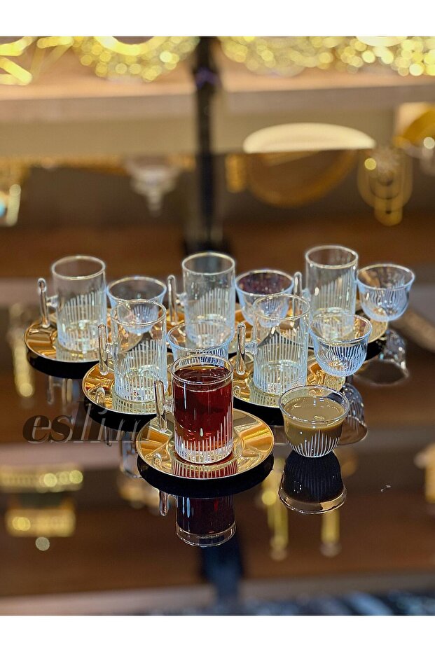 طقم شاي 18 قطعة - 3