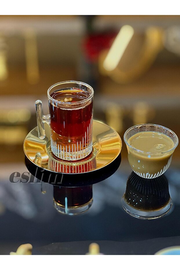 طقم شاي 18 قطعة - 1