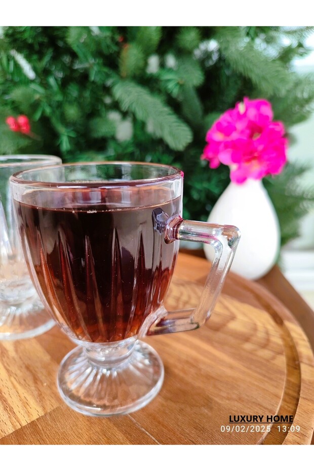 Annecy 4'lü Çay Fincanı Seti - Şeffaf - 190 ml - 4