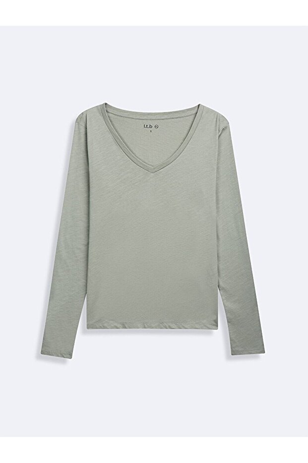 Yeşil Sweatshırt - 1