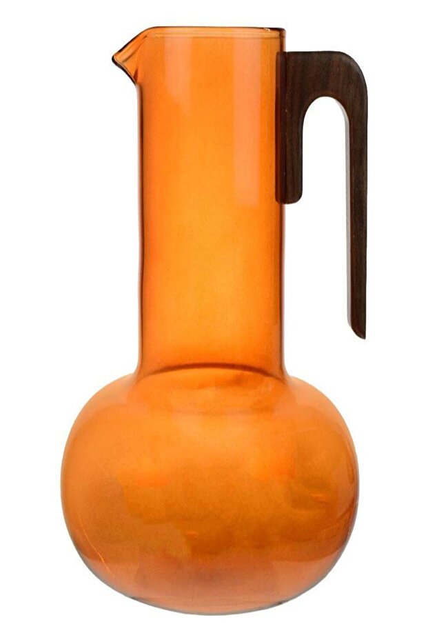 Akasya Kulplu Turuncu Sürahi 1200 Ml Mt-012 - 1