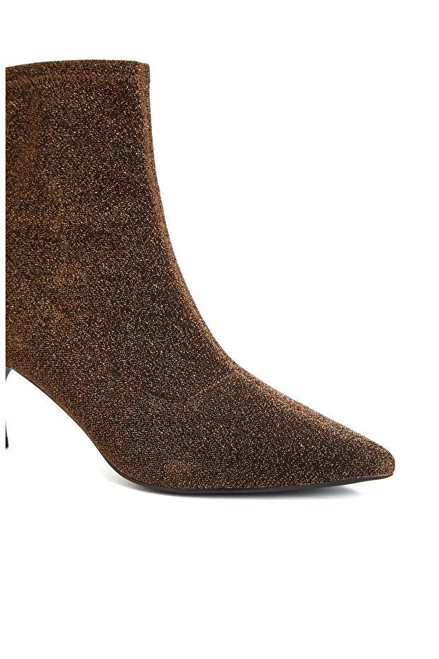 Bronz Desenli Kadın Bot - 6