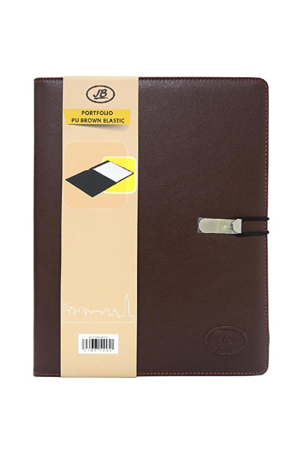 محفظة 3 جيوب A4 بني - 1